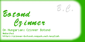 botond czinner business card